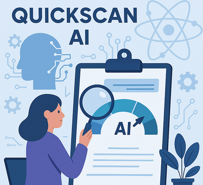 Mock-up van de Groei & AI Quick-Scan